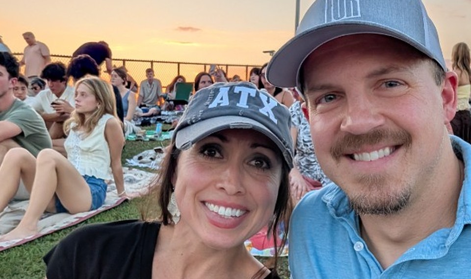 Alicia and her husband, local hosts in North Austin